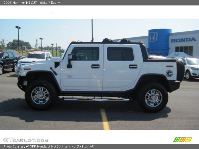 White / Ebony 2006 Hummer H2 SUT