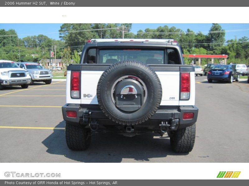 White / Ebony 2006 Hummer H2 SUT