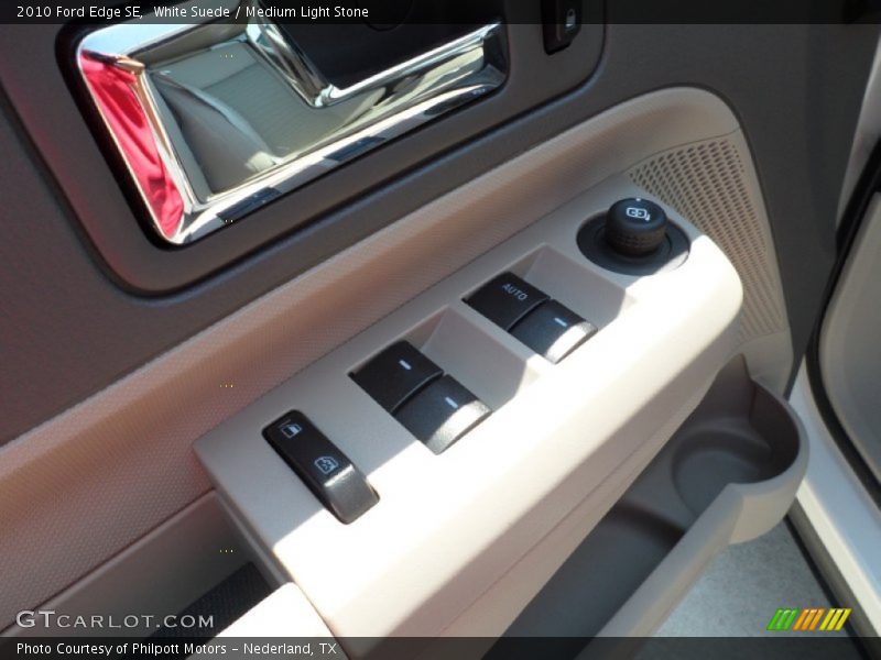 White Suede / Medium Light Stone 2010 Ford Edge SE