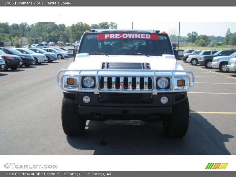 White / Ebony 2006 Hummer H2 SUT
