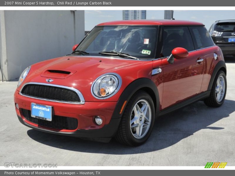 Chili Red / Lounge Carbon Black 2007 Mini Cooper S Hardtop