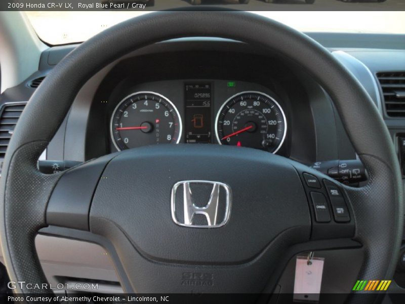 Royal Blue Pearl / Gray 2009 Honda CR-V LX
