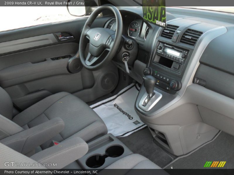 Royal Blue Pearl / Gray 2009 Honda CR-V LX