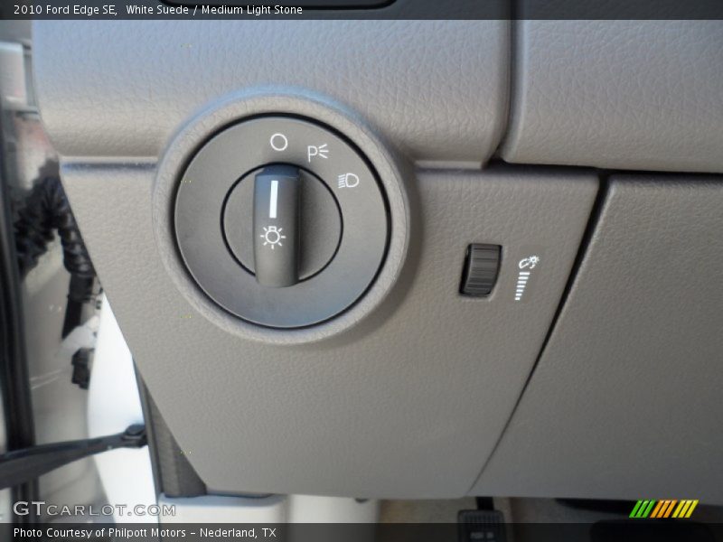White Suede / Medium Light Stone 2010 Ford Edge SE