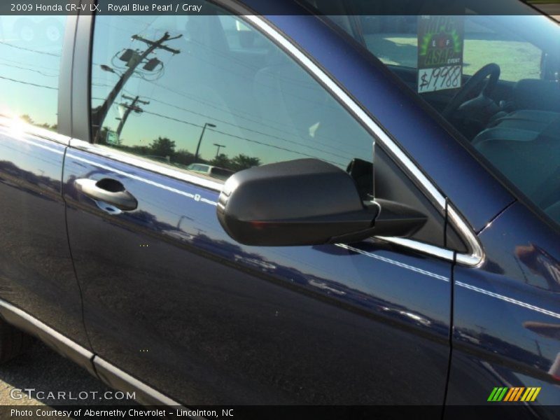 Royal Blue Pearl / Gray 2009 Honda CR-V LX