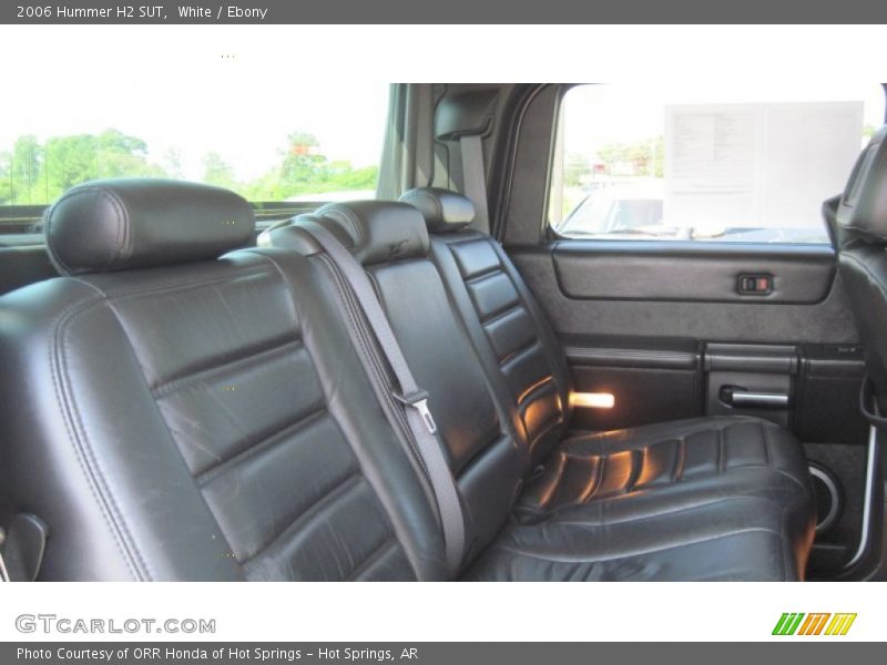 White / Ebony 2006 Hummer H2 SUT