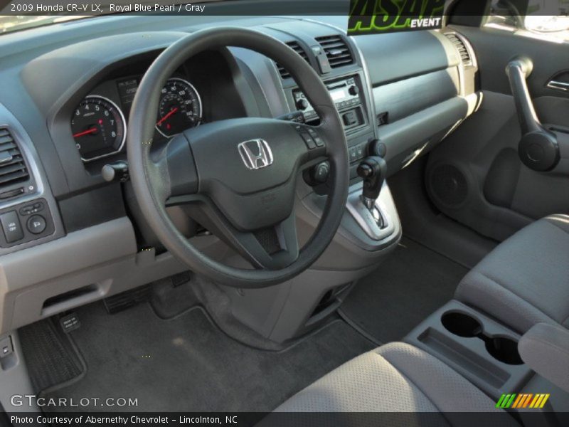Gray Interior - 2009 CR-V LX 