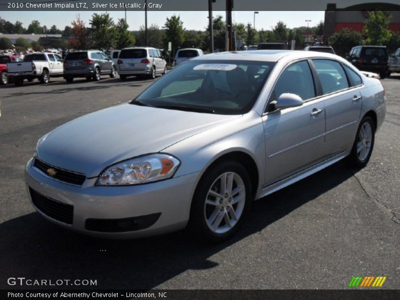 Silver Ice Metallic / Gray 2010 Chevrolet Impala LTZ