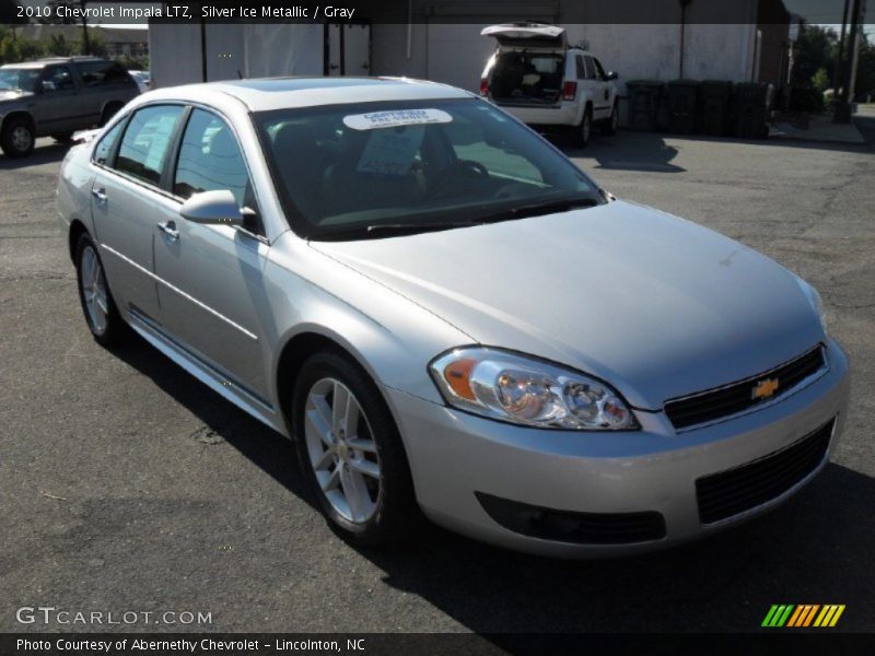 Silver Ice Metallic / Gray 2010 Chevrolet Impala LTZ