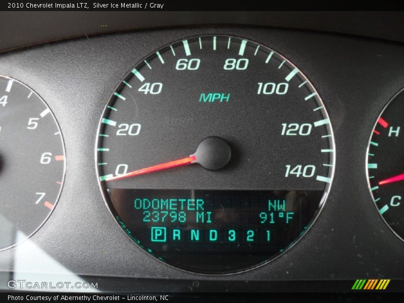 Silver Ice Metallic / Gray 2010 Chevrolet Impala LTZ