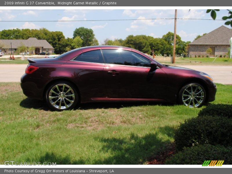  2009 G 37 Convertible Midnight Garnet Metallic