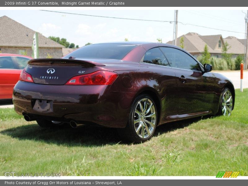  2009 G 37 Convertible Midnight Garnet Metallic