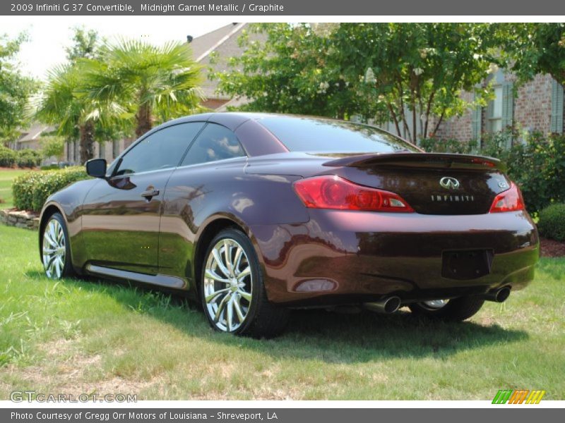  2009 G 37 Convertible Midnight Garnet Metallic