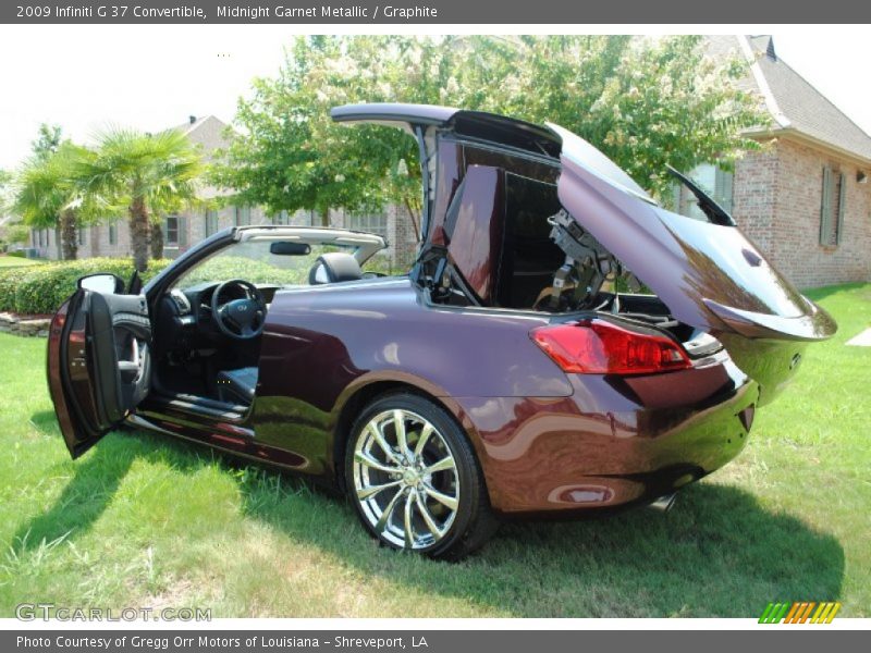  2009 G 37 Convertible Midnight Garnet Metallic