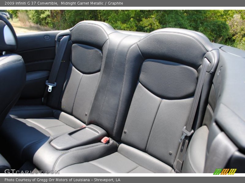 Midnight Garnet Metallic / Graphite 2009 Infiniti G 37 Convertible