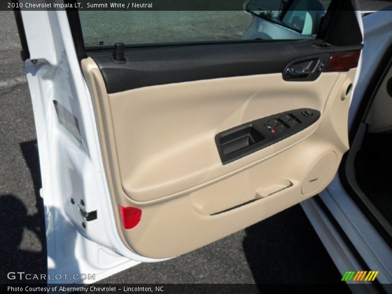 Summit White / Neutral 2010 Chevrolet Impala LT