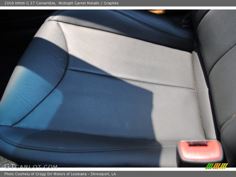 Midnight Garnet Metallic / Graphite 2009 Infiniti G 37 Convertible
