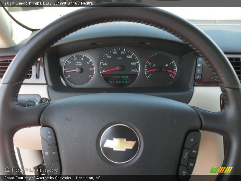 Summit White / Neutral 2010 Chevrolet Impala LT