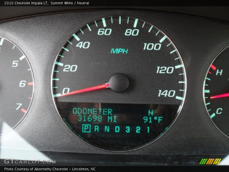 Summit White / Neutral 2010 Chevrolet Impala LT