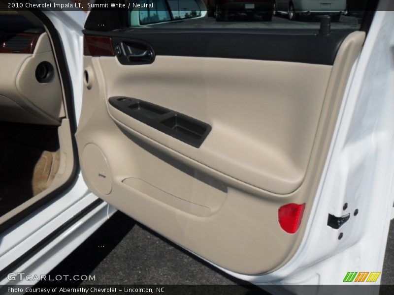 Summit White / Neutral 2010 Chevrolet Impala LT