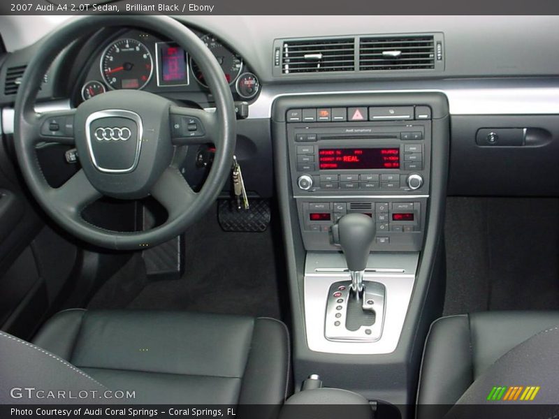 Brilliant Black / Ebony 2007 Audi A4 2.0T Sedan