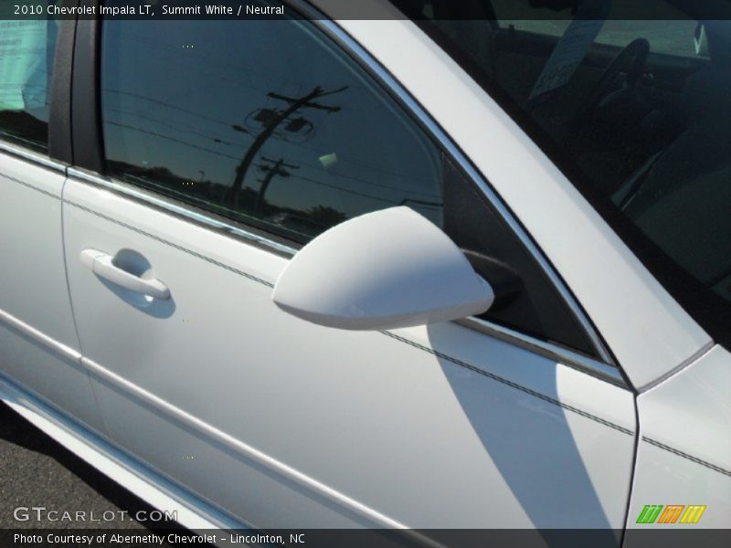 Summit White / Neutral 2010 Chevrolet Impala LT