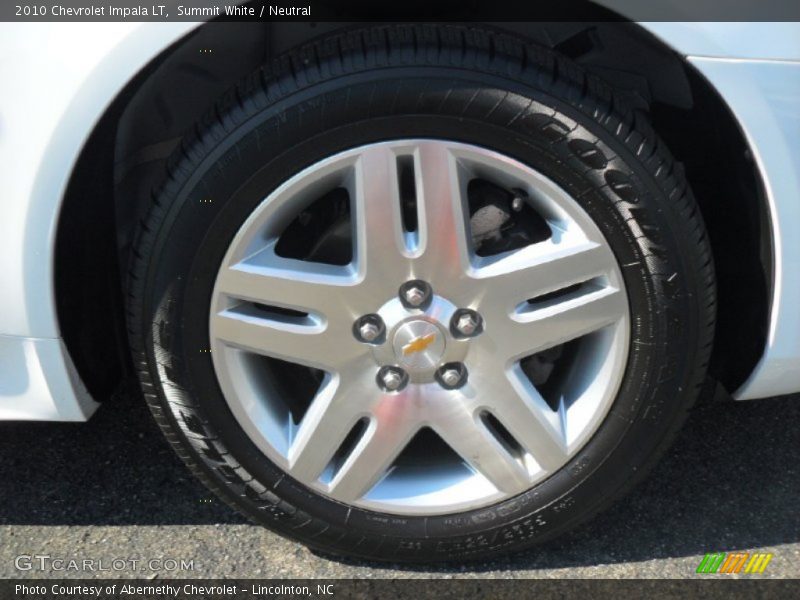 Summit White / Neutral 2010 Chevrolet Impala LT