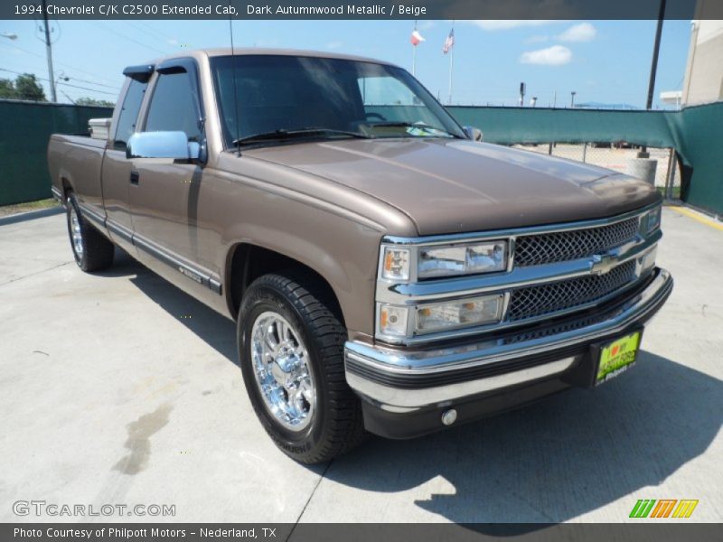 Dark Autumnwood Metallic / Beige 1994 Chevrolet C/K C2500 Extended Cab