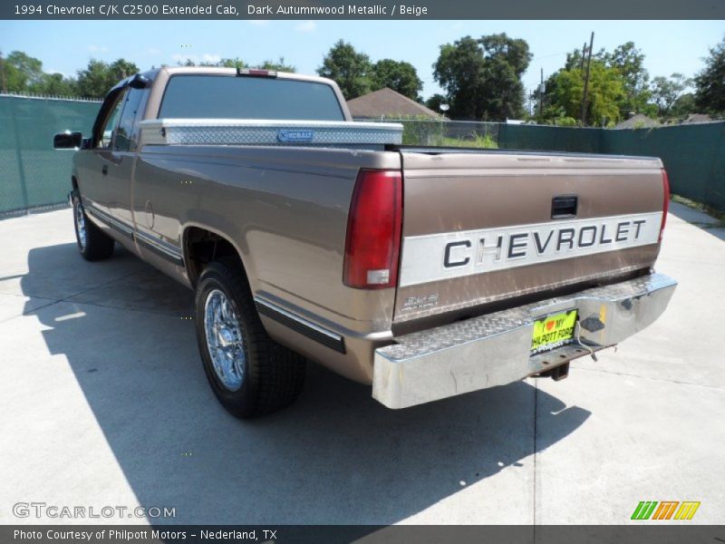 Dark Autumnwood Metallic / Beige 1994 Chevrolet C/K C2500 Extended Cab