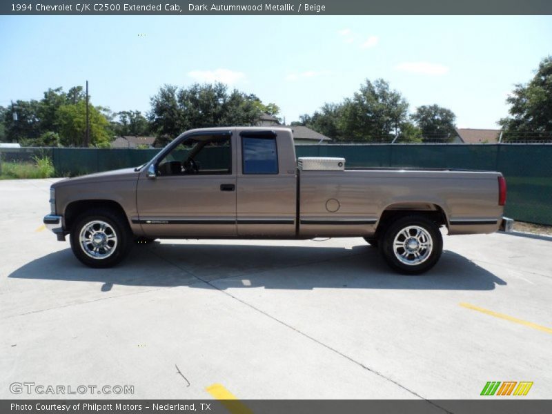 Dark Autumnwood Metallic / Beige 1994 Chevrolet C/K C2500 Extended Cab