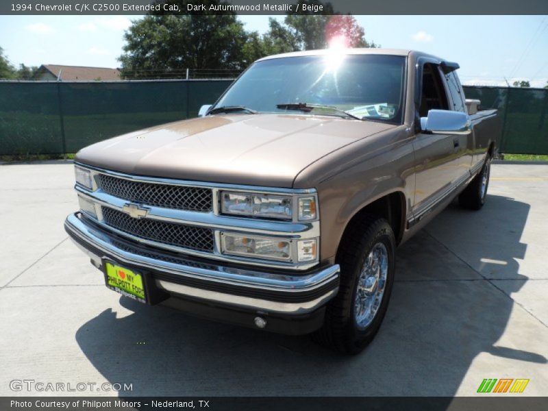 Dark Autumnwood Metallic / Beige 1994 Chevrolet C/K C2500 Extended Cab