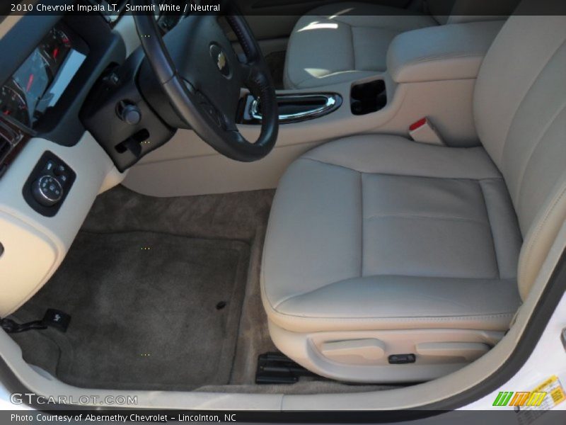 Summit White / Neutral 2010 Chevrolet Impala LT