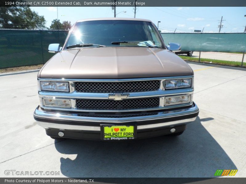 Dark Autumnwood Metallic / Beige 1994 Chevrolet C/K C2500 Extended Cab