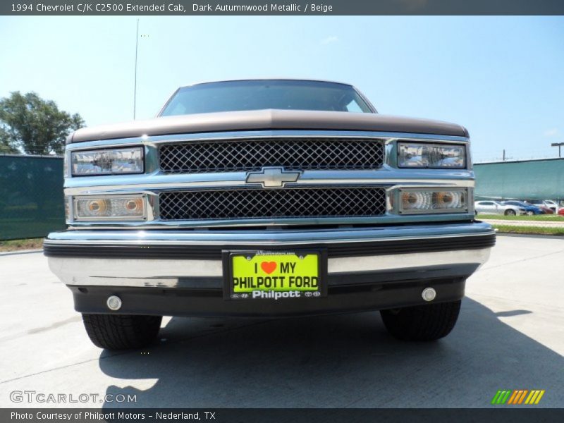 Dark Autumnwood Metallic / Beige 1994 Chevrolet C/K C2500 Extended Cab