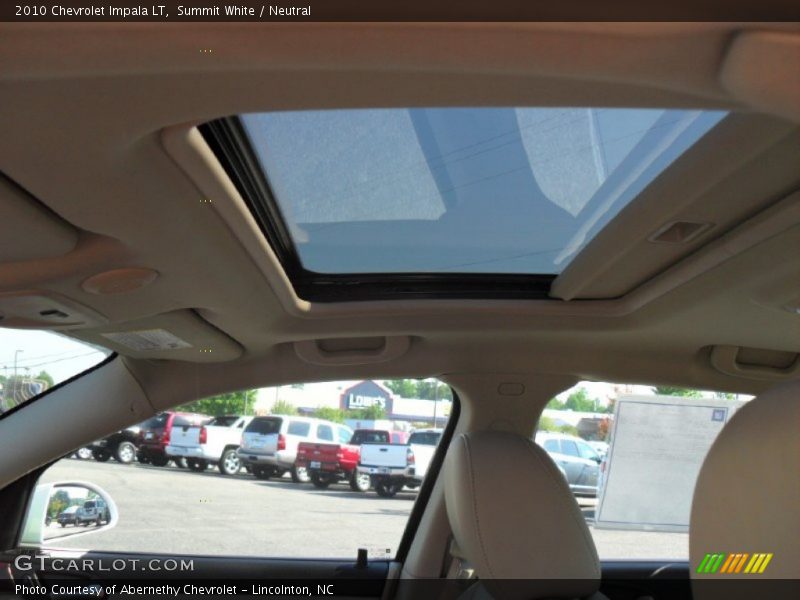 Summit White / Neutral 2010 Chevrolet Impala LT
