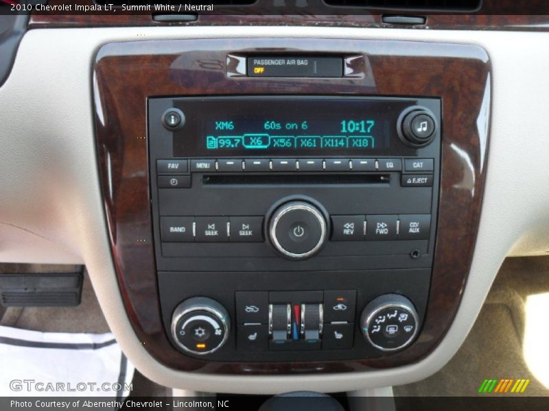 Summit White / Neutral 2010 Chevrolet Impala LT