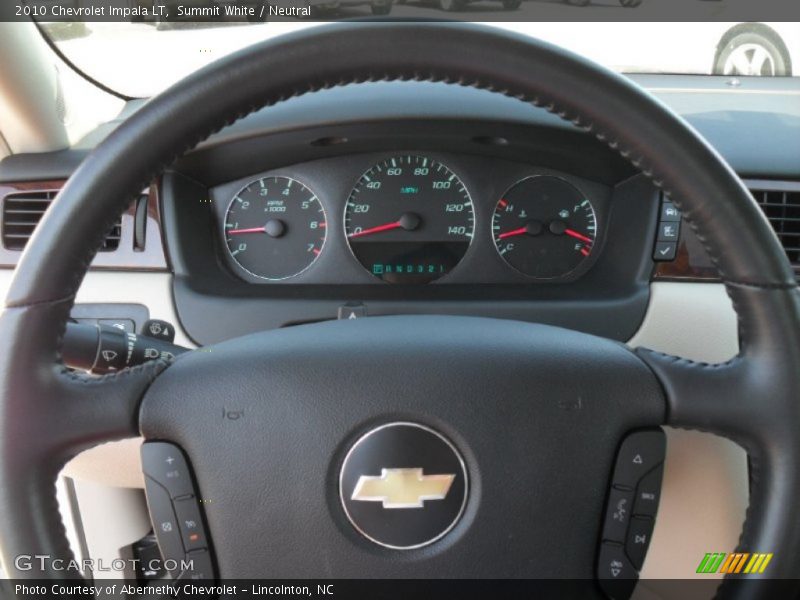 Summit White / Neutral 2010 Chevrolet Impala LT