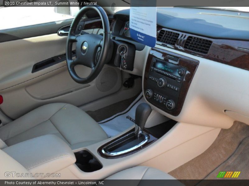 Summit White / Neutral 2010 Chevrolet Impala LT
