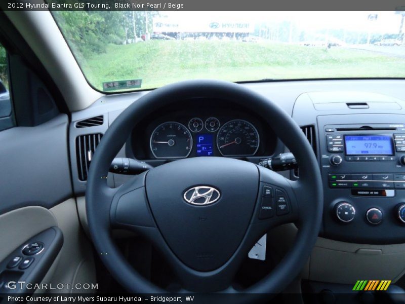 Dashboard of 2012 Elantra GLS Touring
