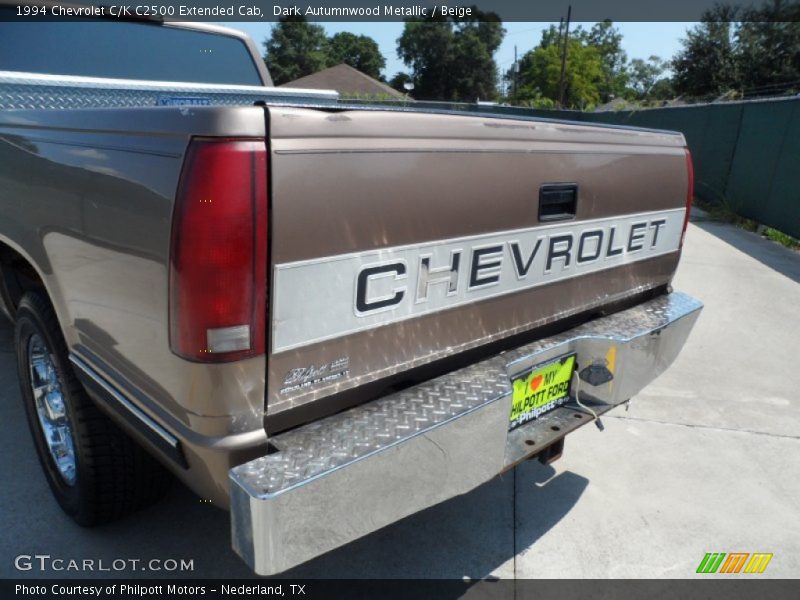 Dark Autumnwood Metallic / Beige 1994 Chevrolet C/K C2500 Extended Cab