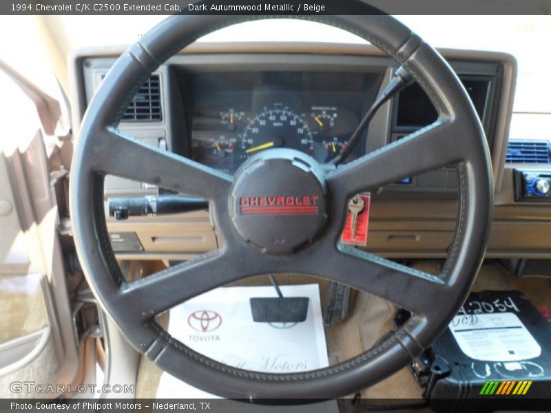 Dark Autumnwood Metallic / Beige 1994 Chevrolet C/K C2500 Extended Cab