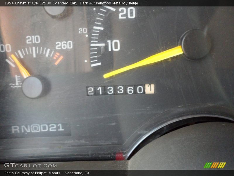 Dark Autumnwood Metallic / Beige 1994 Chevrolet C/K C2500 Extended Cab