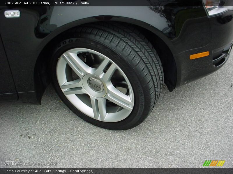 Brilliant Black / Ebony 2007 Audi A4 2.0T Sedan