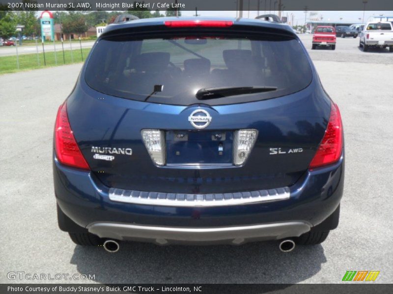 Midnight Blue Pearl / Cafe Latte 2007 Nissan Murano SL AWD