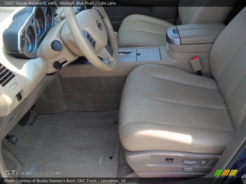 Midnight Blue Pearl / Cafe Latte 2007 Nissan Murano SL AWD