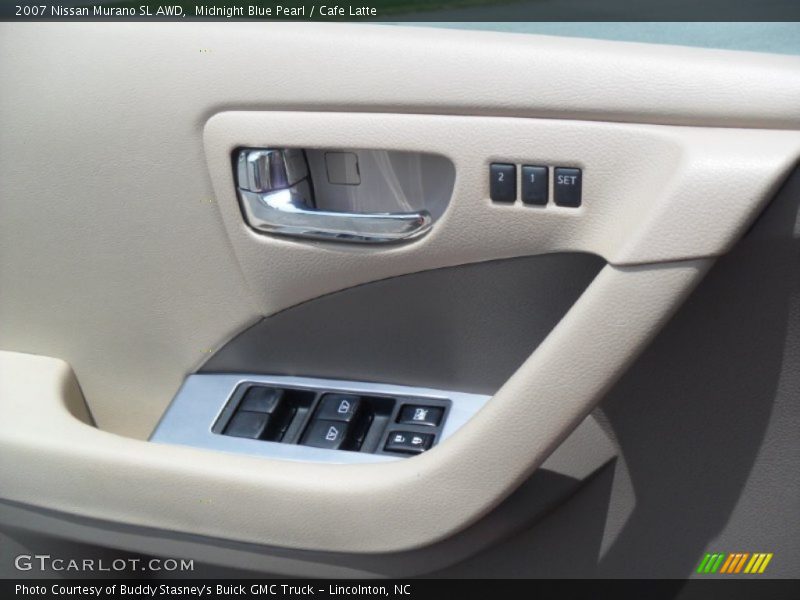 Midnight Blue Pearl / Cafe Latte 2007 Nissan Murano SL AWD