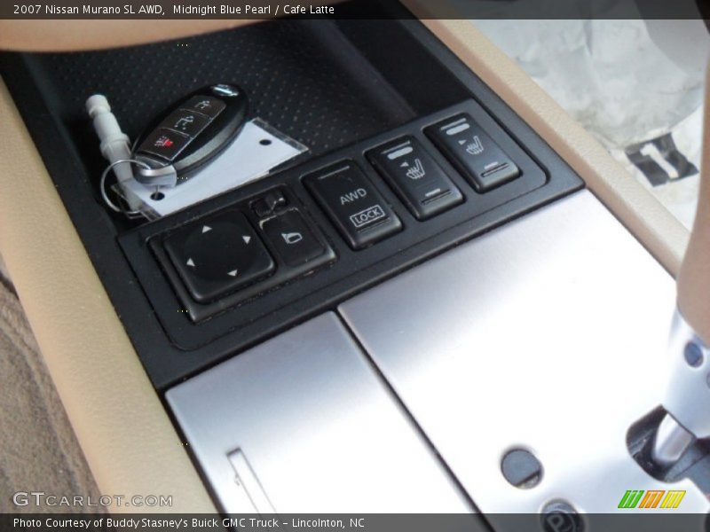 Midnight Blue Pearl / Cafe Latte 2007 Nissan Murano SL AWD