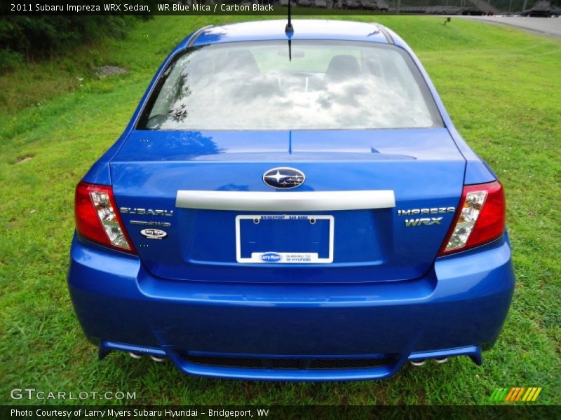 WR Blue Mica / Carbon Black 2011 Subaru Impreza WRX Sedan