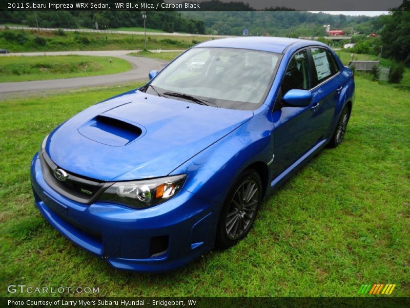 WR Blue Mica / Carbon Black 2011 Subaru Impreza WRX Sedan