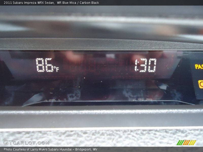 WR Blue Mica / Carbon Black 2011 Subaru Impreza WRX Sedan